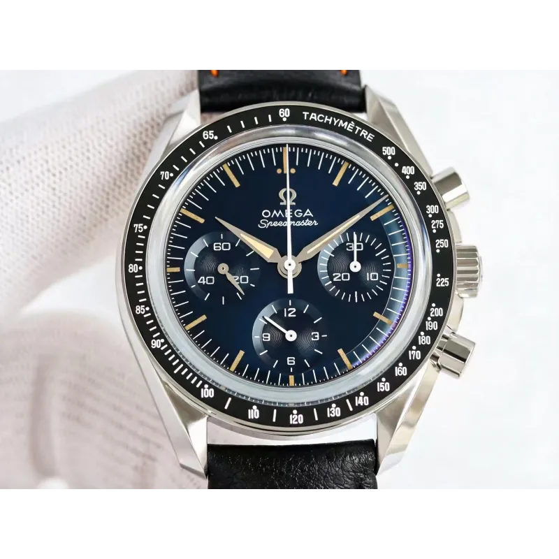 Omega Speedmaster 310.32.40.50.06.001 Replica - Blaues Zifferblatt Edelstahl