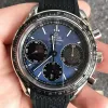 Omega Speedmaster Racing Chronometer 326.32.40.50.03.001 Replica - Blaues Zifferblatt Edelstahl
