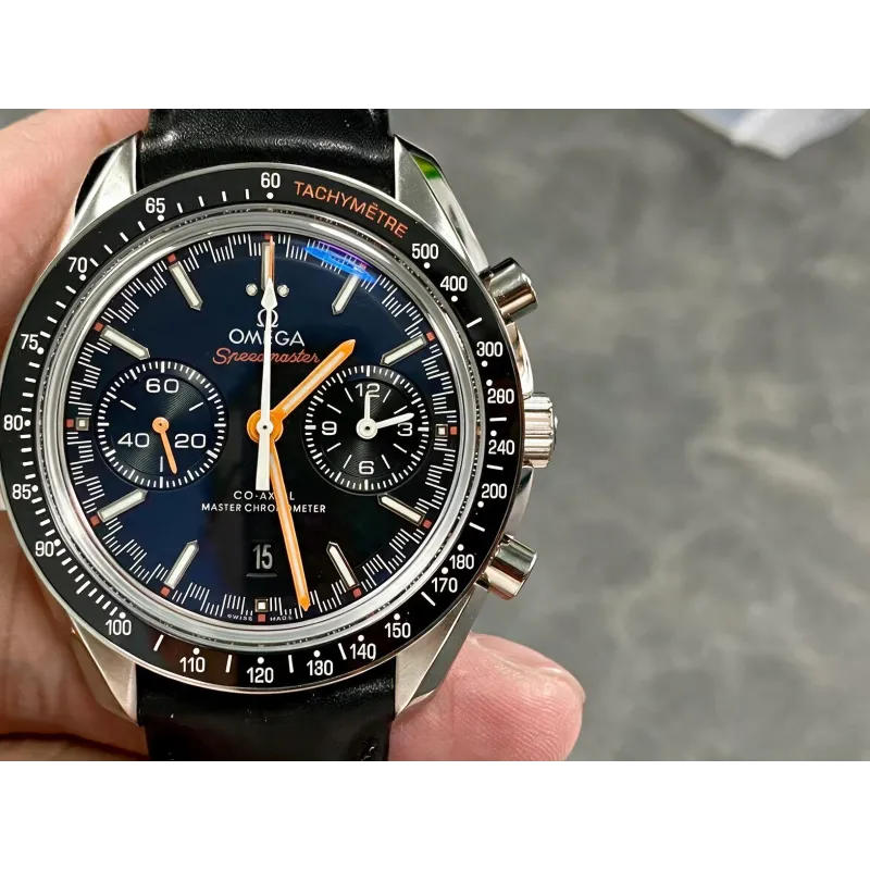 Omega Speedmaster 329.32.44.51.01.001 Replica - Schwarzes Zifferblatt Edelstahl