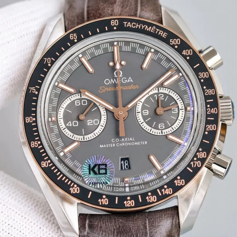 Omega Speedmaster Racing 329.23.44.51.06.001 Replica - Graues Zifferblatt Tachymeter-Luenette