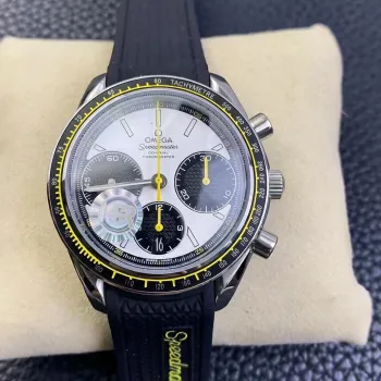 Omega Speedmaster Racing 326.32.40.50.04.001 Replica - Weisses Zifferblatt Edelstahl