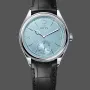 Rolex 1908 52506 Replica - Eisblaues Zifferblatt Geriffelte Luenette