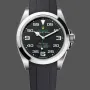 Rolex Air-King 126900 Replica - Schwarzes Zifferblatt Kautschukarmband