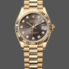 Rolex Datejust Damen 278278 Replica - Graues Zifferblatt Geriffelte Luenette