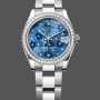 Rolex Datejust Damen 278384RBR Replica - Blaues Zifferblatt Diamantluenette