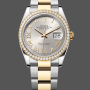 Rolex Datejust Damen 126283RBR Replica - Silbernes Zifferblatt Edelstahl