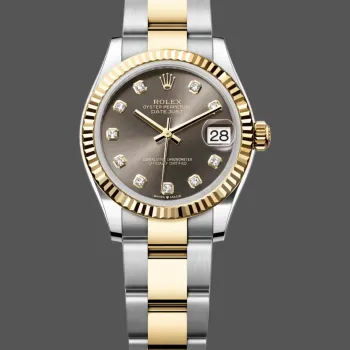 Rolex Datejust 31 Unisex 278273 Replica - Graues Zifferblatt Geriffelte Luenette