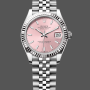 Rolex Datejust Damen 278274 Replica - Rosa Zifferblatt Geriffelte Luenette