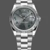 Rolex Datejust Unisex 126234 Replica - Graues Zifferblatt Geriffelte Luenette
