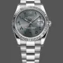 Rolex Datejust Unisex 126234 Replica - Graues Zifferblatt Geriffelte Luenette