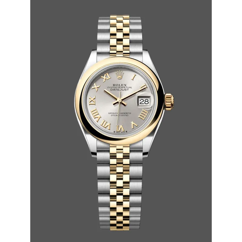 Rolex Lady-Datejust Unisex 279163 Replica - Silbernes Zifferblatt Jubilee-Armband