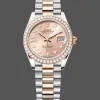 Rolex Lady-Datejust 28 Unisex 279381RBR Replica - Rosa Zifferblatt Diamantluenette