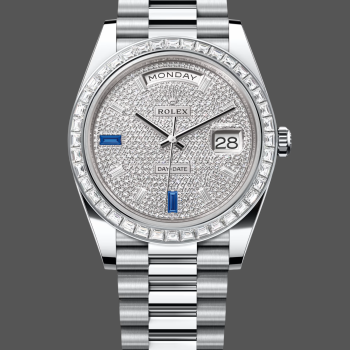 Rolex Day-Date 228396TBR Replica - Diamantpavé-Zifferblatt Edelstahl