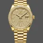 Rolex Day-Date 40 228398TBR Replica - Goldenes Zifferblatt Diamantluenette