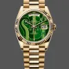 Rolex Day-Date 36 Vienna Philharmonic Unisex 128238-VIO Replica - Gruenes Zifferblatt