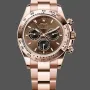 Rolex Cosmograph Daytona 126505 Replica - Schokoladenbraunes Zifferblatt Tachymeter-Luenette
