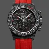 Rolex DIW Daytona NTPT Carbon Replica - Schwarzes Zifferblatt Tachymeter-Luenette
