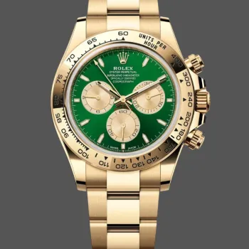 Rolex Cosmograph Daytona John Mayer 126508 Replica - Gruenes Zifferblatt Tachymeter-Luenette