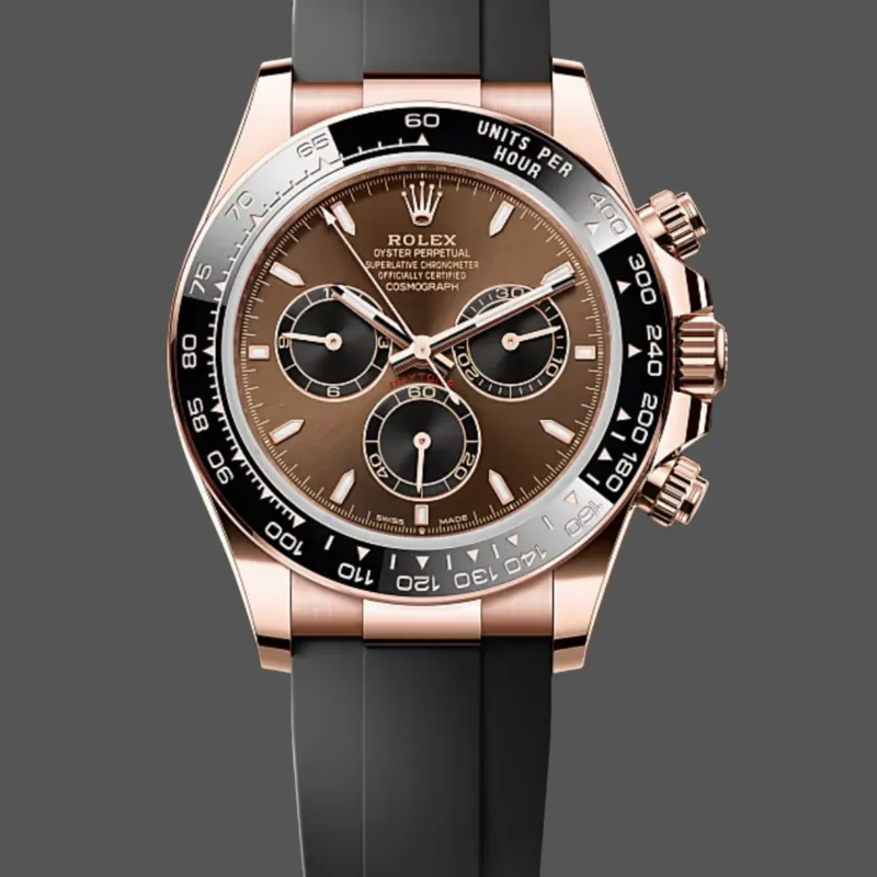 Rolex Cosmograph Daytona 126515LN Replica - Schokoladenbraunes Zifferblatt Tachymeter-Luenette