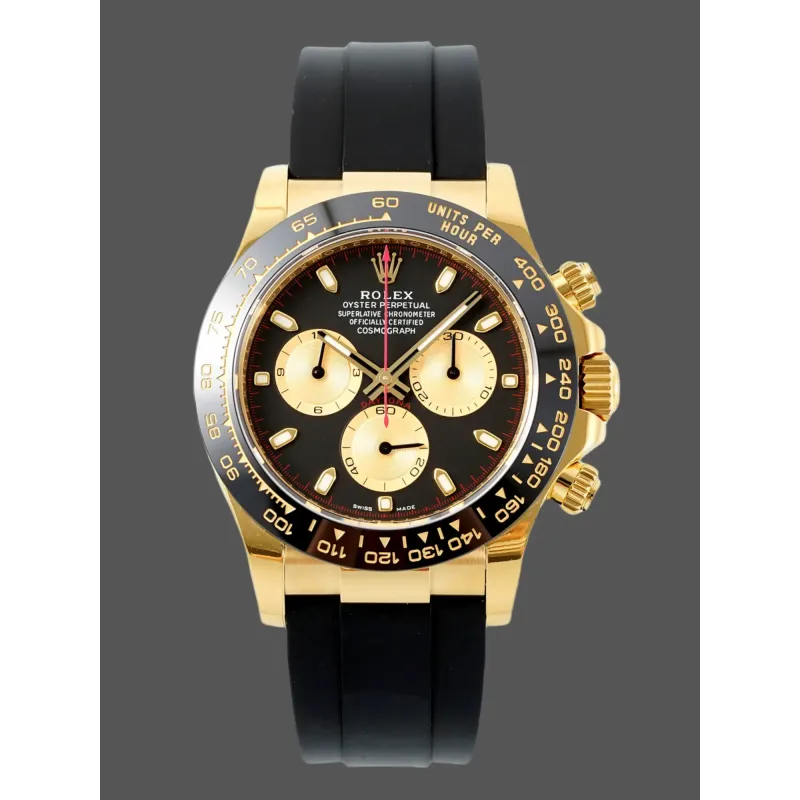 Rolex Cosmograph Daytona 116518LN Replica - Schwarzes Zifferblatt Tachymeter-Luenette