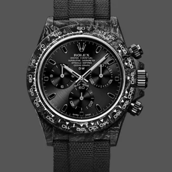 Rolex Daytona CUSTOMIZED Replica - Schwarzes Zifferblatt Karbonfaser
