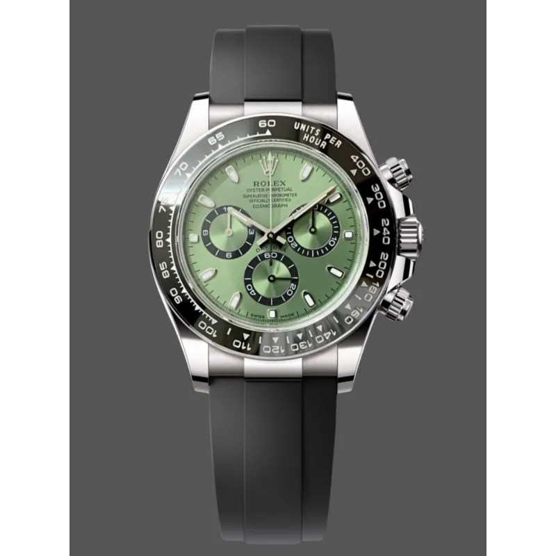 Rolex Daytona Platona 126506 Replica - Gruenes Zifferblatt Edelstahl
