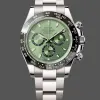 Rolex Daytona Platona 126506 Replica - Gruenes Zifferblatt Oyster-Armband