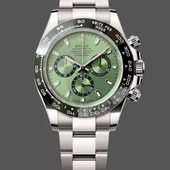 Rolex Daytona Platona 126506 Replica - Gruenes Zifferblatt Oyster-Armband