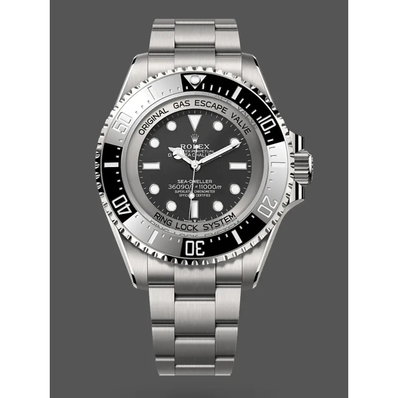 Rolex Deepsea 126067 Replica - Schwarzes Zifferblatt Oyster-Armband