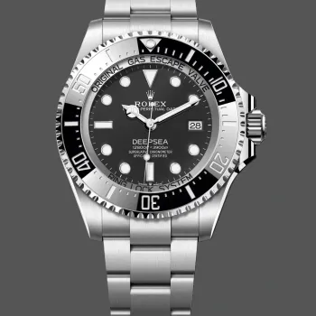 Rolex Sea-Dweller Deepsea 136660 Replica - Schwarzes Zifferblatt Oyster-Armband