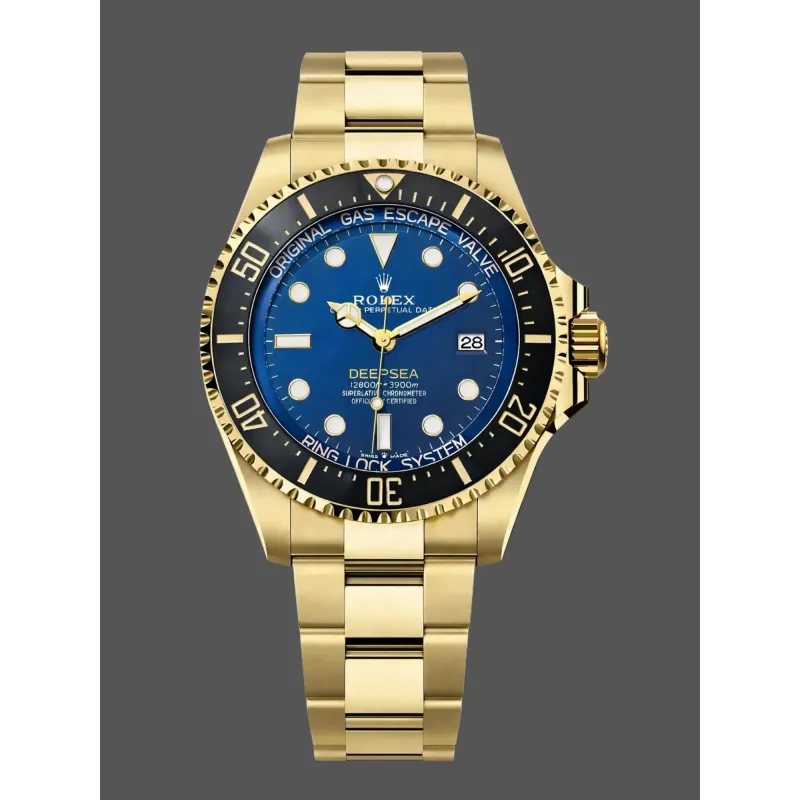 Rolex Deepsea 136668 Replica - Blaues Zifferblatt Oyster-Armband