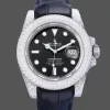 Rolex Submariner Hulk 116610 Replica - Schwarzes Zifferblatt Diamantluenette