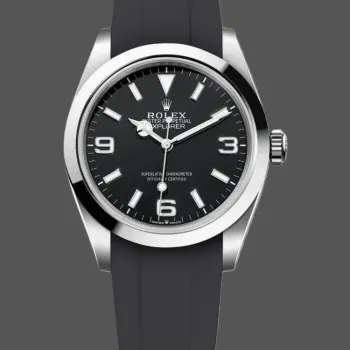 Rolex Explorer 224270 Replica - Schwarzes Zifferblatt Oyster-Armband