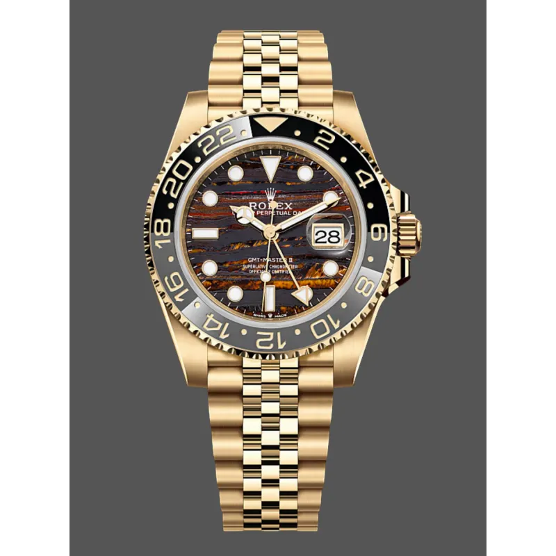 Rolex GMT-Master II Yellow Gold 126718GRNR Replica - Bicolor