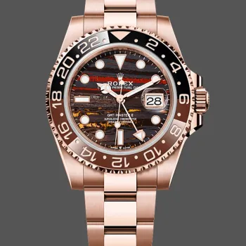 Rolex GMT-Master II Root Beer 126715CHNR Replica - Tiger Iron Oyster-Armband