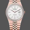 Rolex Land Dweller 127385TBR Replica - Ice White Diamantluenette