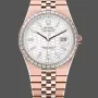 Rolex Land Dweller 127385TBR Replica - Ice White Diamantluenette