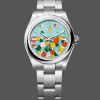 Rolex Oyster Perpetual 31 Celebration Damen 277200 Replica - Tuerkises Zifferblatt Oyster-Armband
