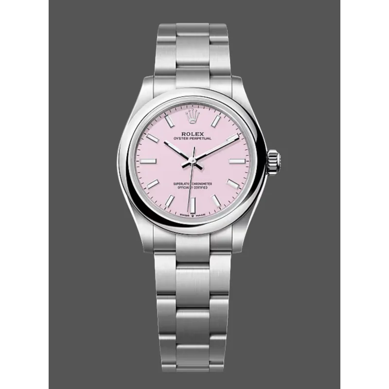 Rolex Oyster Perpetual Damen 277200 Replica - Rosa Zifferblatt Oyster-Armband