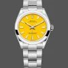 Rolex Oyster Perpetual 31 Unisex 277200 Replica - Gelbes Zifferblatt Oyster-Armband