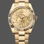 Rolex Sky-Dweller 336938 Replica - Champagner Zifferblatt Bicolor