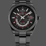 Rolex Sky-Dweller CUSTOMIZED Replica - Schwarzes Zifferblatt Edelstahl