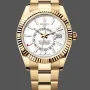 Rolex Sky-Dweller 336938 Replica - Weisses Zifferblatt Bicolor