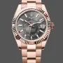 Rolex Sky-Dweller s 336935 Replica - Schiefergraues Zifferblatt Edelstahl