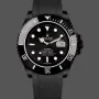 Rolex Submariner Hulk 116610 Replica - Schwarzes Zifferblatt Geriffelte Luenette