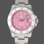 Rolex Submariner Hulk 116610 Replica - Rosa Zifferblatt Geriffelte Luenette