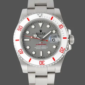 Rolex Submariner Hulk 116610 Replica - Graues Zifferblatt Geriffelte Luenette