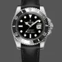 Rolex Submariner Date 116610LN Replica - Schwarzes Zifferblatt Lederarmband