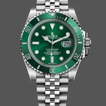 Rolex Submariner Hulk 116610LV Replica - Gruenes Zifferblatt Geriffelte Luenette