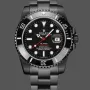 Rolex Submariner 116610LN Replica - Schwarzes Zifferblatt Geriffelte Luenette